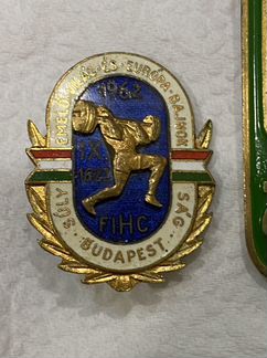 Значки, Чемпионат Европы, Самбо, Тяжелая атлетика