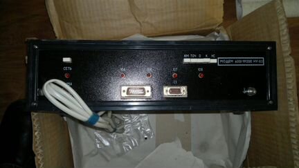 Ретро модем советский ну-03 600-19200 бод СССР