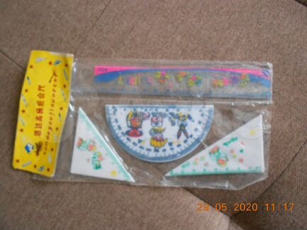 Школьный набор для черчения(геометрии) времен СССР