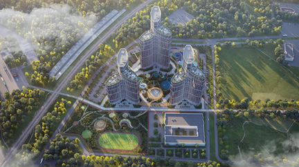 1-к квартира, 73.7 м², 31/39 эт.