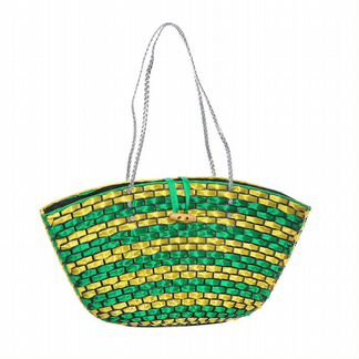 Набор для создания сумки Bondibon из сатиновых лент, 40*22 см (вв1426)