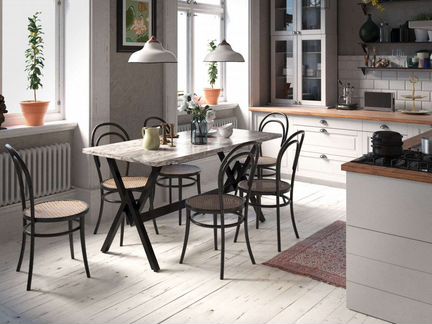 Стол в стиле лофт