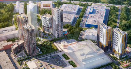Квартира-студия, 29.5 м², 20/34 эт.