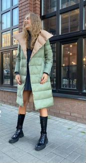 Пуховик двухсторонний