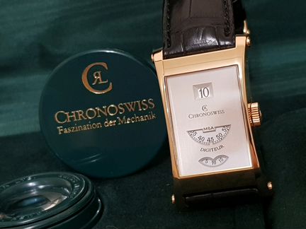 Chronoswiss Digiteur новые золотые