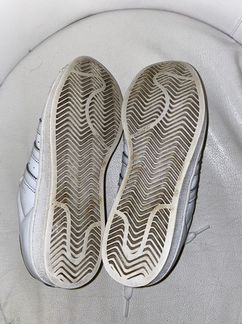 Женские белые кроссовки Adidas Superstar,размер 37