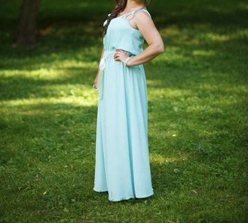 Вечернее платье 48 размер в пол