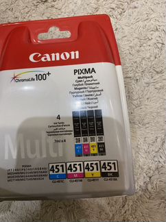 Картриджи canon pixma 451