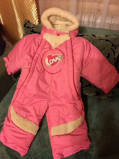 Комбинезон для девочки зимний