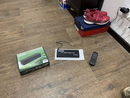 Unnlink hdmi 2.0 Матрица 2 входа 4 выхода