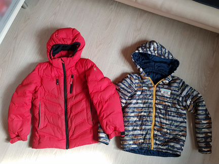 Пуховик Reima 140 и куртка Le Petit Marcel 140