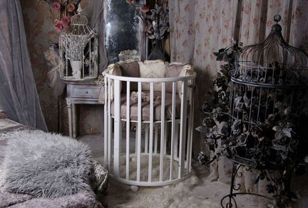 Круглые кроватки