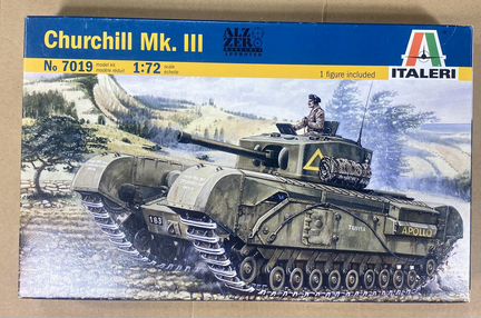 Модель танка Mk.III «Churchill» 1/72 Italeri 7019