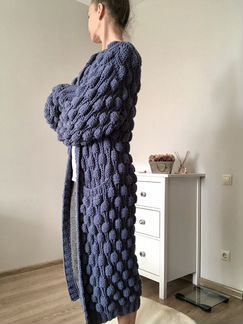 Кардиган ручной работы пальто