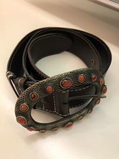 Кожаный ремень Москино