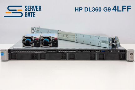 Сервер HP DL360 G9 4LFF 2x E5-2620v3 32 GB