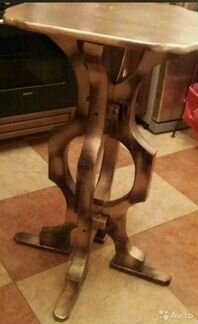 Барный стол дерево роспись массив