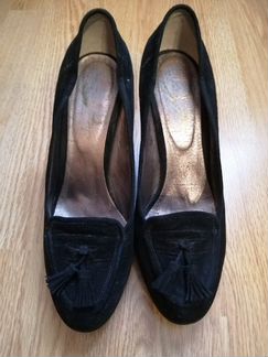 Туфли женские, натуральная замша, размер 40