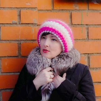 Мохеровая шапка