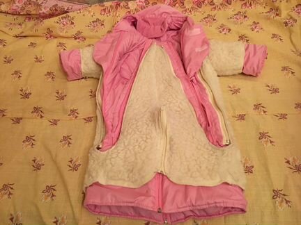 Комбинезон трансформер зимний для девочки р74