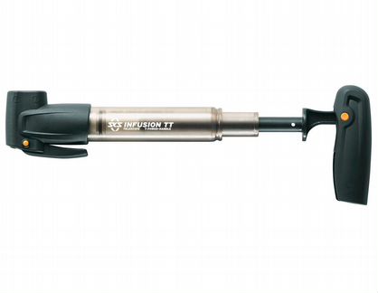Насос ручной мини SKS Infusion TT пластик, телескопический максимальное давление: 6 bar, под ниппель: av (schrader), sv (presta) вес: 112 гр