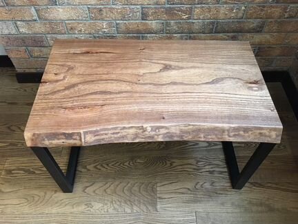 Столик журнальный, кофейный массив слэб