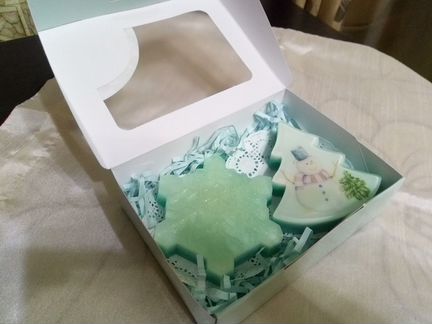 Мыло ручной работы новогоднее