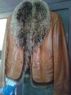 Куртка натуральная кожа с мехом новая