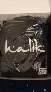 Haliky Black Arabic Logo Hoodie