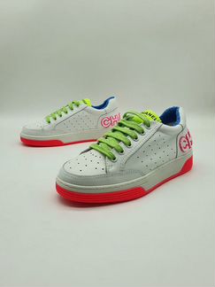 Кроссовки Chanel Шанель белые с розовым