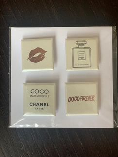 Набор значков Chanel оригинал
