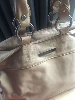 Вместительная Кожаная сумка baldinini