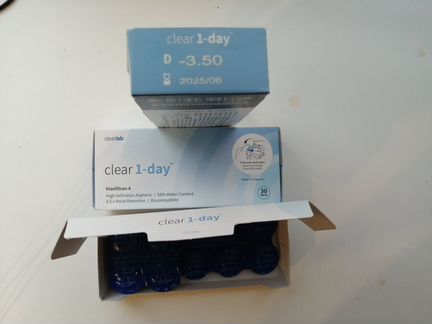 Линзы clear 1-day