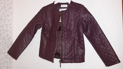 Куртка кожаная р.104