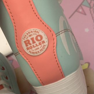 Ролики квады Rio Roller Script Teal