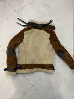 Дубленка авиатор Massimo Dutti