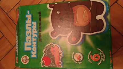 Мягкие пазлы животные