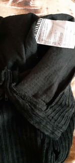 Брюки вельвет, Д/Д дл.103см черные