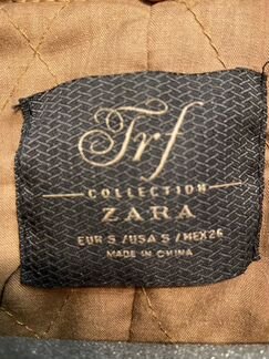 Молодежная кожаная куртка zara