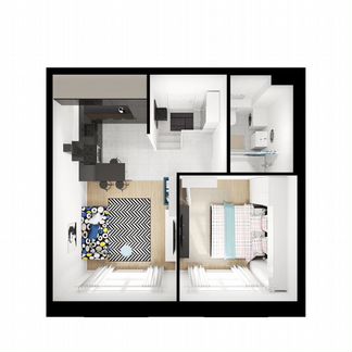 1-к квартира, 38.6 м², 1/13 эт.