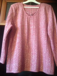 Нарядный джемпер большой кофта