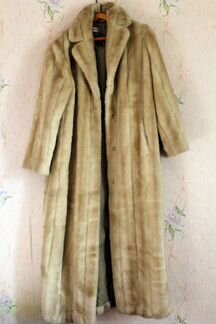 Шуба из искусственного меха (под норку)