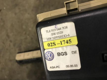 Пульт управления webasto VW Touareg 7L 2007-2010