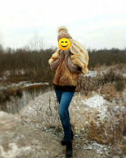 Жилет из лисы
