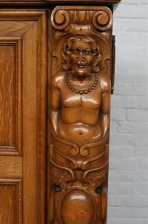 Столовая, массив дуба и ореха, начало XX века