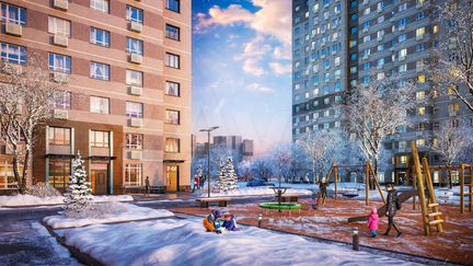 2-к квартира, 58.5 м², 15/19 эт.