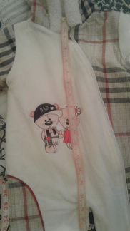 Комбинезон 74 р. как новый + шапочка