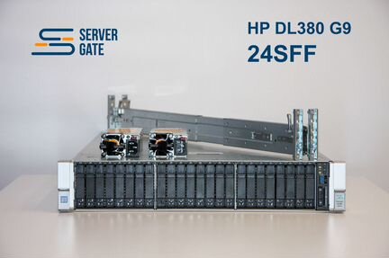 Сервер HP DL380 G9 24SFF 2x E5-2623v3 96 GB