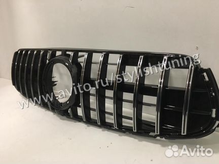 Решетка радиатора GT Mercedes GLC (X 253) хром2019