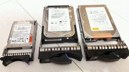 SAS HDD для сервера 3шт. (ibm Dell HP )